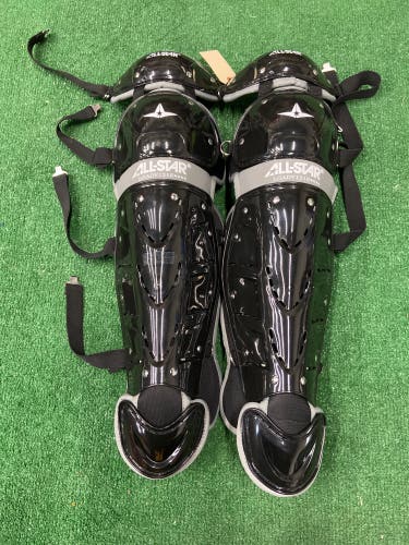 Black All Star Advanced Series Catcher's Leg Guard (New)