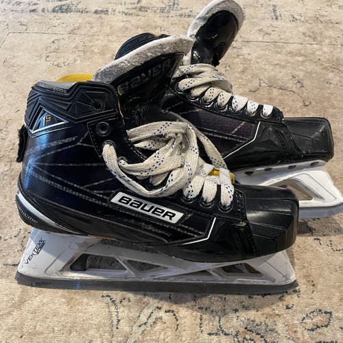 2016 Bauer Supreme 1S Hockey Goalie Skates Regular Width 8.5 (Used)