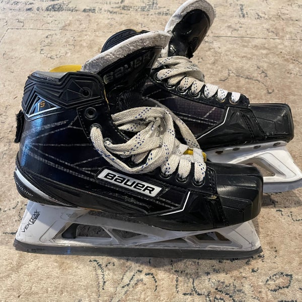 2016 Bauer Supreme 1S Hockey Goalie Skates Regular Width 8.5 (Used)