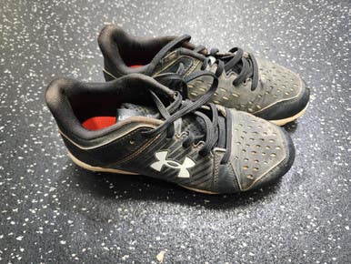 Used Under Armour LEDDOFF BB/SB Cleats Black Junior 02.5 11849-S000033038