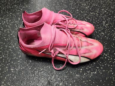 Used Puma ULTRA MATCH Soccer Cleats Pink Senior 8.5 11849-S000033052