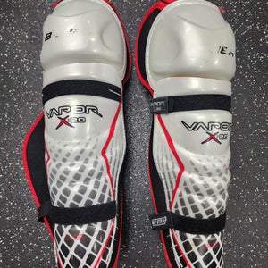 Used Bauer X20 Senior Shin Guards Cardinal And Black 14" 11849-S000033055