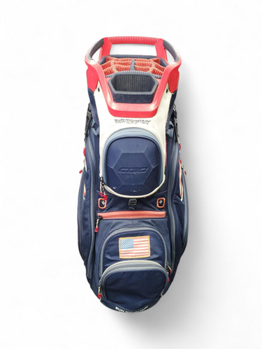 Used Sun Mtn USA C130 Mens Cart Bag Red 11863-S000024093