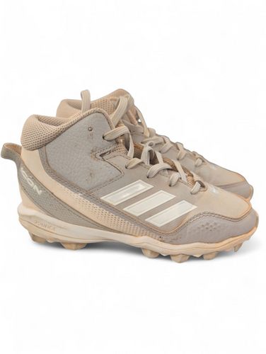 Used Adidas ICON BB/SB Cleats White Junior 01.5 11863-S000024146