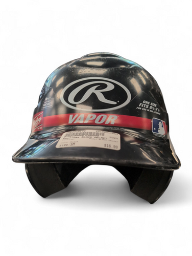 Used Rawlings BLACK HELMET Batting Helmet No Mask Black SM 11863-S000024172