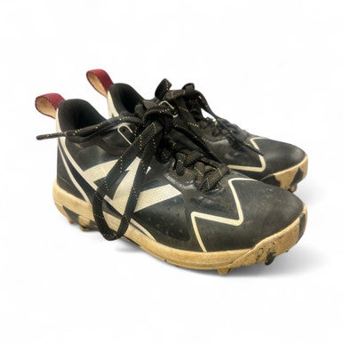 Used New Balance CLEATS BB/SB Cleats Black Junior 02 11863-S000024274