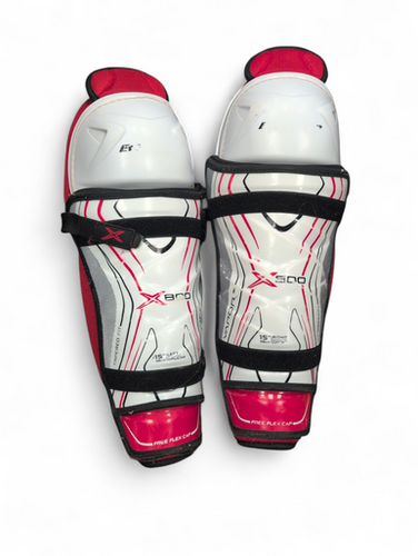 Used Bauer VAPOR X2.9 Senior Shin Guards White 15" 11863-S000024311