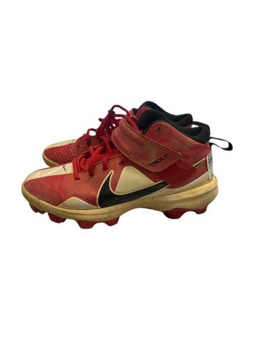 Used Nike TROUT BB/SB Cleats Red Junior 04.5 11863-S000024322