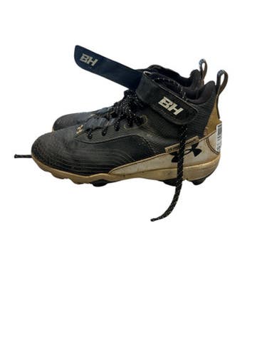 Used Under Armour BRYCE HARPER 7 BB/SB Cleats Black Junior 04 11863-S000024323