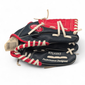 Used Rawlings PLAYERS SERIES BB/SB Glove T-ball Navy Blue 9 1/2" 11863-S000024330