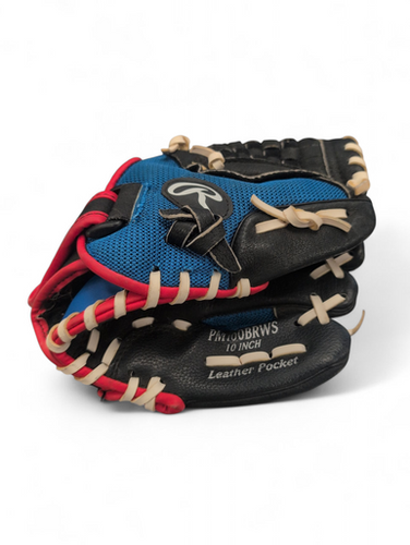 Used Rawlings PLAYMAKER SERIES BB/SB Glove T-ball Black 10" 11863-S000024331