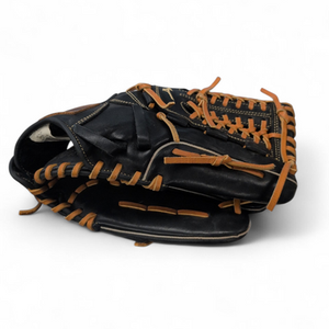 Used Mizuno BLACK BB/SB Glove RH Throw Black 12" 11863-S000024339