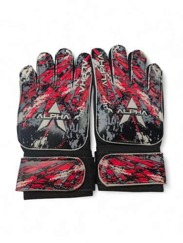 NEW ALPHA SOCCER GOALIE GLOVES Soccer Goalie Gloves Red 4 11863-S000024375