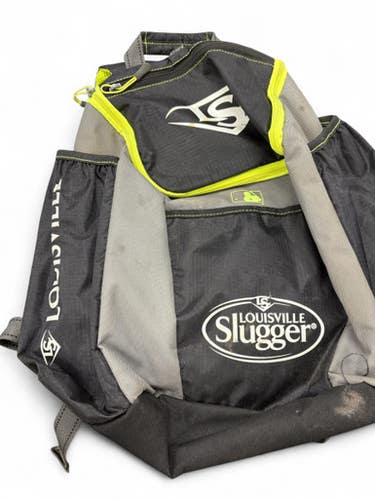Used Louisville Slugger BAT BAG BB/SB Player Backpack Grey 11863-S000024450