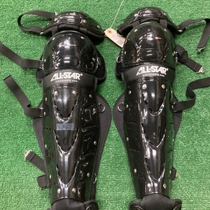 Black All Star Player's Series Catcher's Leg Guard (New)