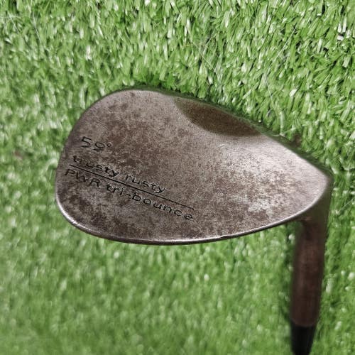 Cobra Trusty Rusty Raw 59 Lob Wedge PWR Tri-Bounce Cobra Hump Steel Stiff RH