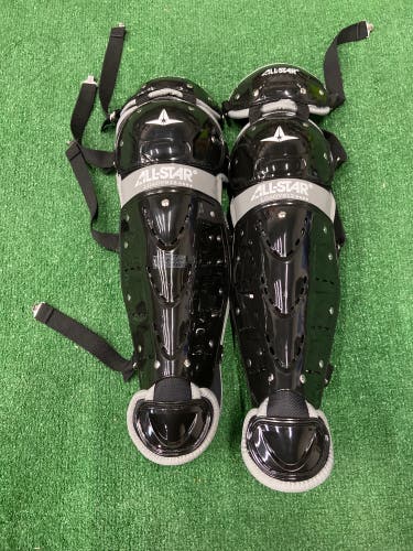 Black All Star Advanced Series Catcher's Leg Guard (New)