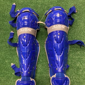 Blue All Star Player's Series Catcher's Leg Guard (New)