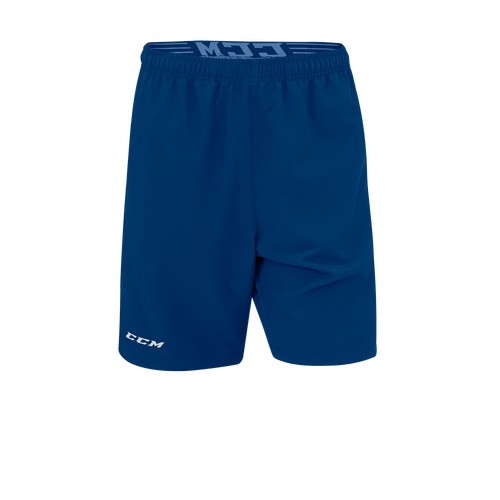 New CCM Navy Team Woven Short | Youth XL | #191520068011