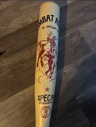 2025 Combat MFG Spec A1 Alloy BBCOR Certified Bat (-3) 29 oz 32" (Used)