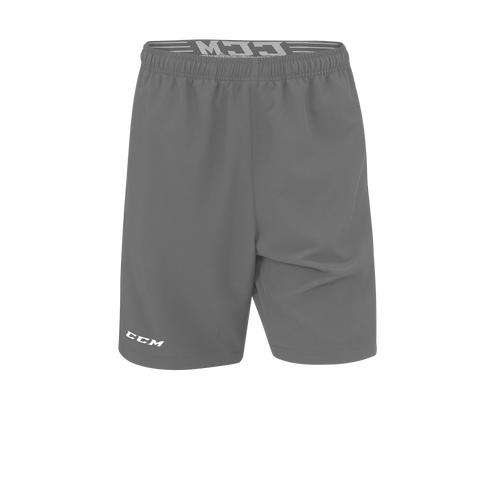 New CCM Charcoal Team Woven Short | Senior XL | #191520525408