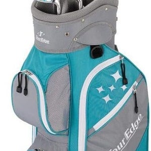 Tour Edge Lady Edge Complete Full Set (Turquoise/White, PETITE, LEFT) 2020 NEW