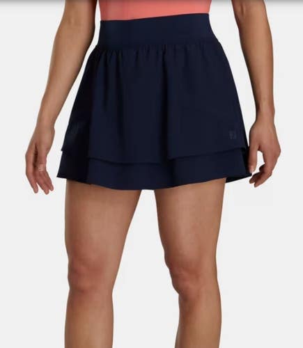 FootJoy Womens Lightweight Woven Flowy Skort Style 29280 Navy Blue Choose Size!