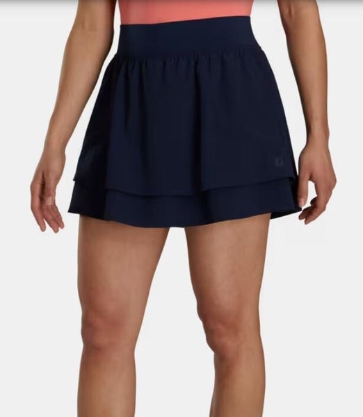 FootJoy Womens Lightweight Woven Flowy Skort Style 29280 Navy Blue Choose Size!
