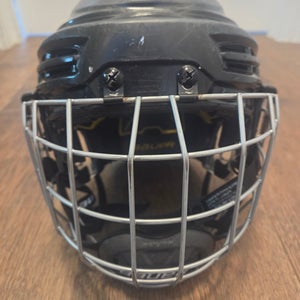 Youth Bauer Re-Akt 100 black Helmet with cage HECC certified (Used)