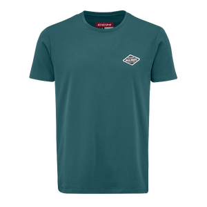 New CCM Teal All Outside Short Sleeve Tee | Senior XL | #191520734275