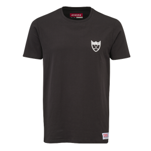 New CCM Black Monochrome Short Sleeve Shield Tee | Youth L | #191520735449
