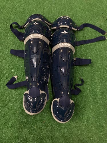 Navy All Star Advanced Series Catcher's Leg Guard (New)