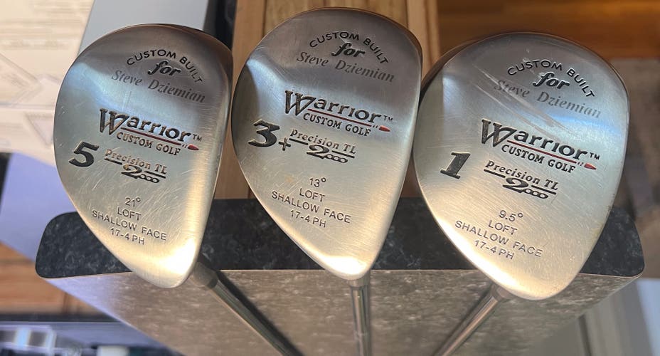 Men's Warrior True Lies 2000 Right Handed Woods Regular Flex 1 - 5 Woods (Used