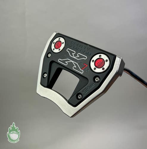 Used Right Handed Titleist Scotty Cameron Futura X7M 35" Putter Steel Golf Club