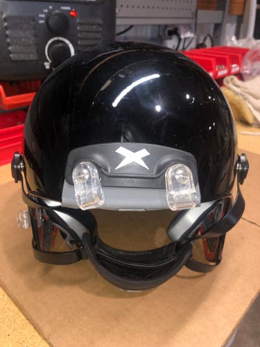 USED XENITH X2E+ ADULT FOOTBALL HELMET - LARGE  - HIGH GLOSS BLACK