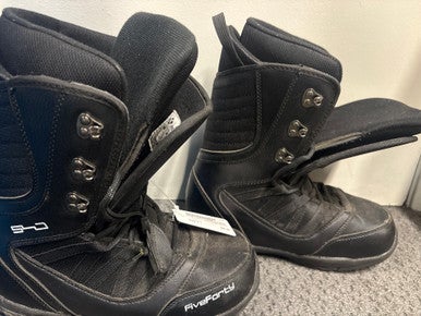 Used FIVE FORTY SNOWBOARD BOOT Mens Snowboard Boots Black Senior 7 11858-S000081950