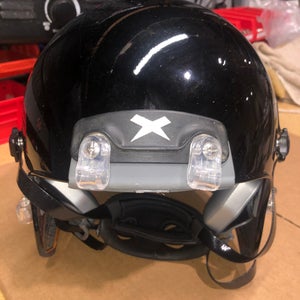 USED XENITH X2E+ ADULT FOOTBALL HELMET - LARGE  - HIGH GLOSS BLACK