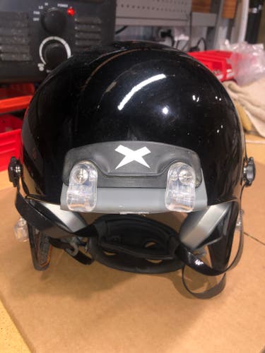 USED XENITH X2E+ ADULT FOOTBALL HELMET - LARGE  - HIGH GLOSS BLACK