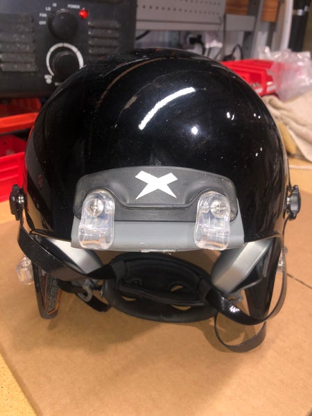 USED XENITH X2E+ ADULT FOOTBALL HELMET - LARGE  - HIGH GLOSS BLACK