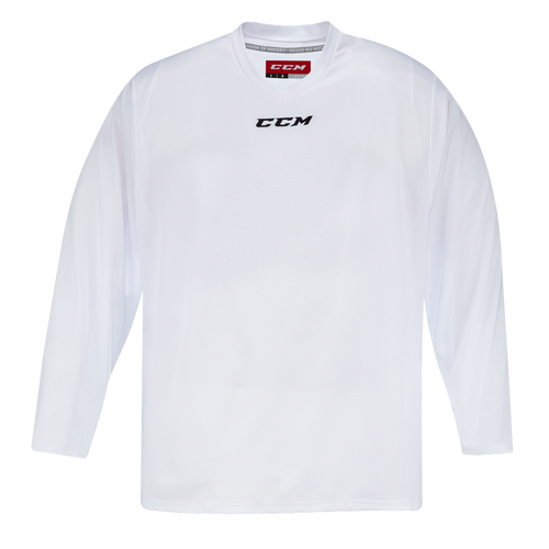 New CCM 5000 Series Practice Jersey White | Junior XS | #888600654393