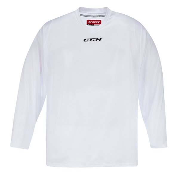 New CCM 5000 Series Practice Jersey White | Junior XS | #888600654393
