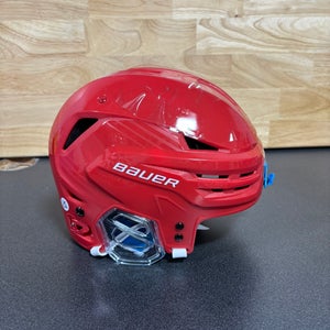 Red Medium Bauer Re-Akt 85 Helmet (New)