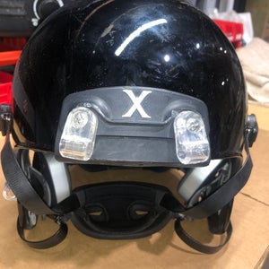 USED XENITH X2E+ ADULT FOOTBALL HELMET - LARGE  - HIGH GLOSS BLACK - REJECT