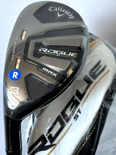Callaway Rogue ST MAX 3-Hybrid 3H 18* LEFT Hand Tensei AV Blue Regular LH NEW!