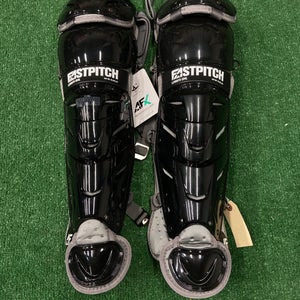 Black All Star LGWAFX Catcher's Leg Guards (New)