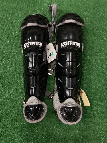 Black All Star LGWAFX Catcher's Leg Guards (New)