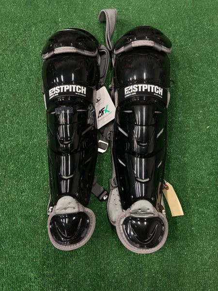 Black All Star LGWAFX Catcher's Leg Guards (New)