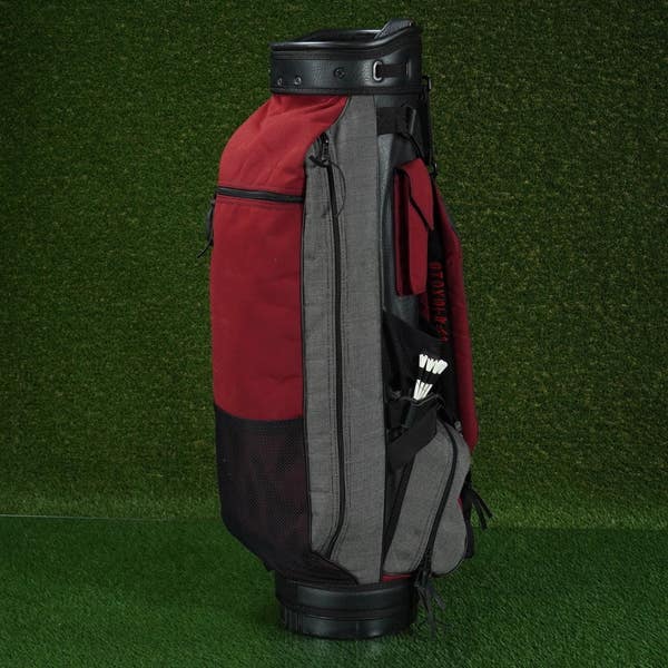 BELDING SPORTS BUSHWHACKER II CART GOLF BAG 6-WAY DIVIDERS PUTTER