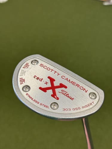 Scotty Cameron Red x Putter 34.5" Men's Right-Handed Golf Club 340g