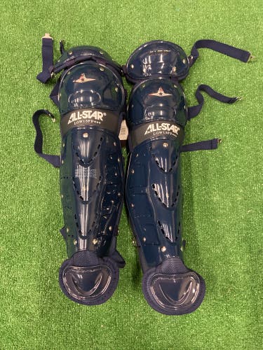 Navy All Star LGW13FP Catcher's Leg Guards (New)